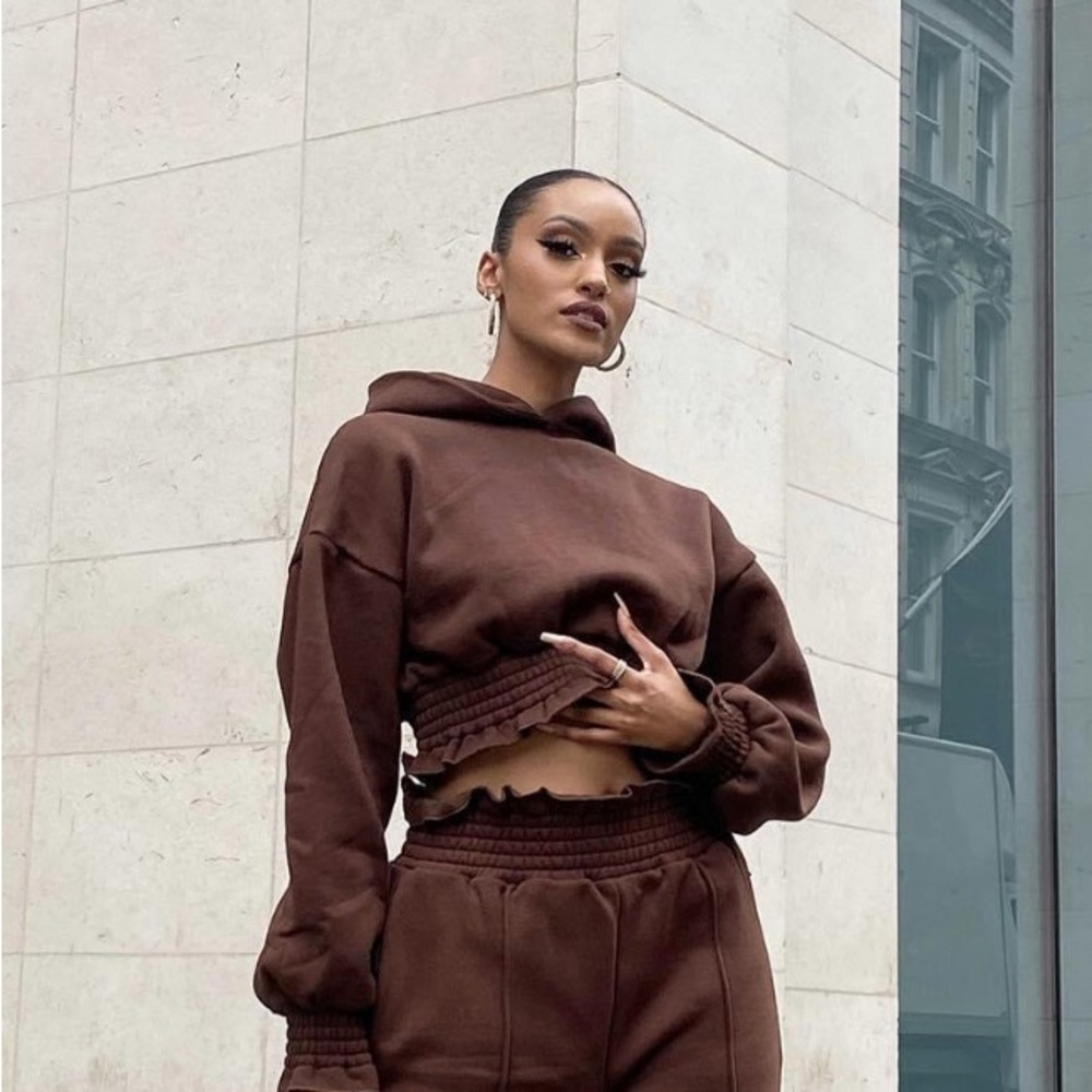 Manière De Voir Brown Hoodie